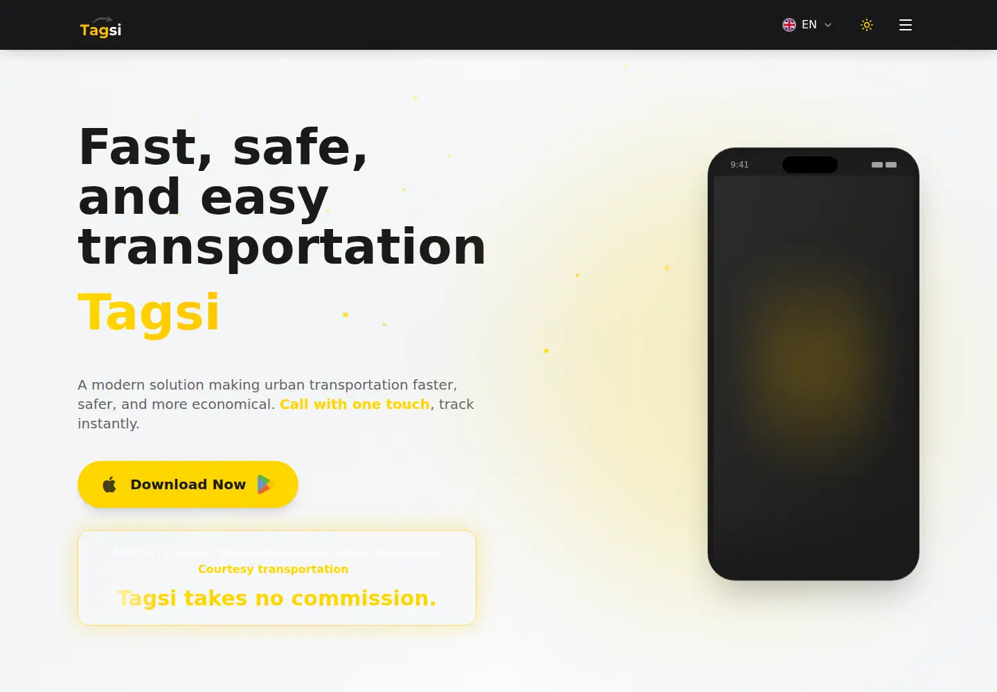 Screenshot of tagsi.co