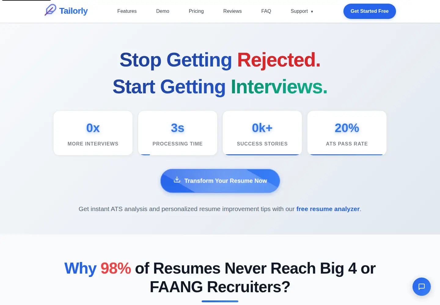 Screenshot of tailorly.co