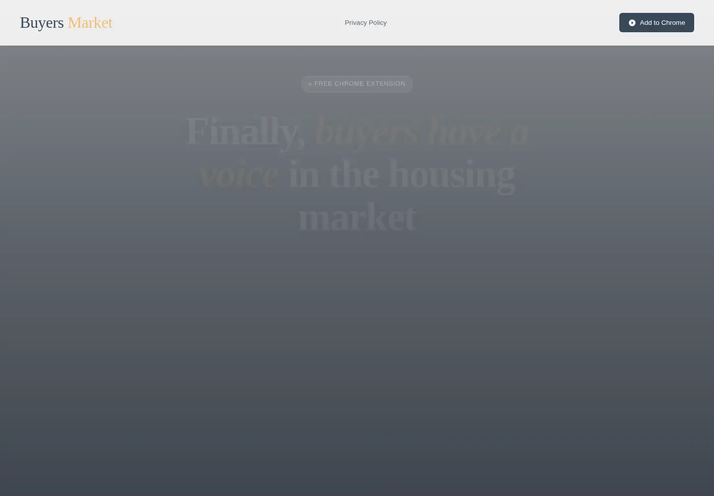 Screenshot of thebuyersmarket.co