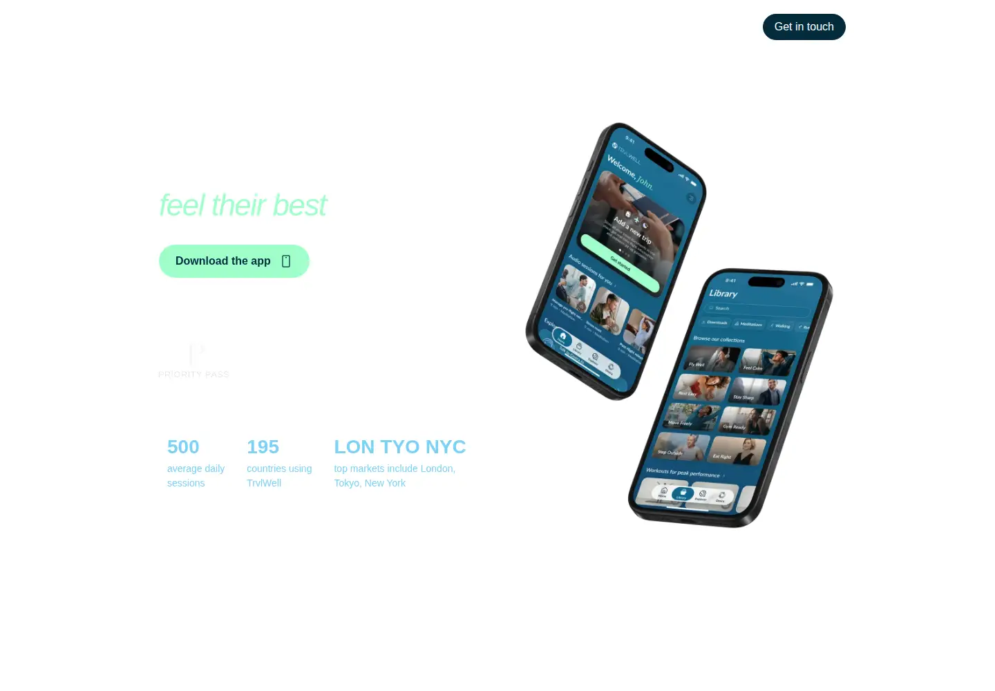 Screenshot of trvlwell.co