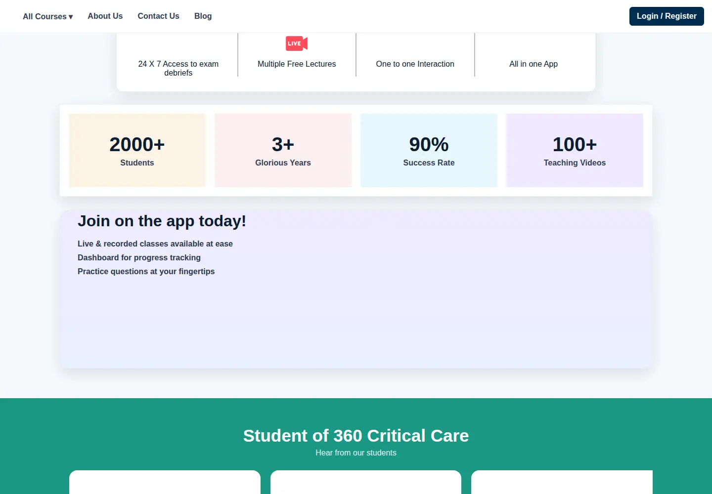 Screenshot of 360criticalcare.com