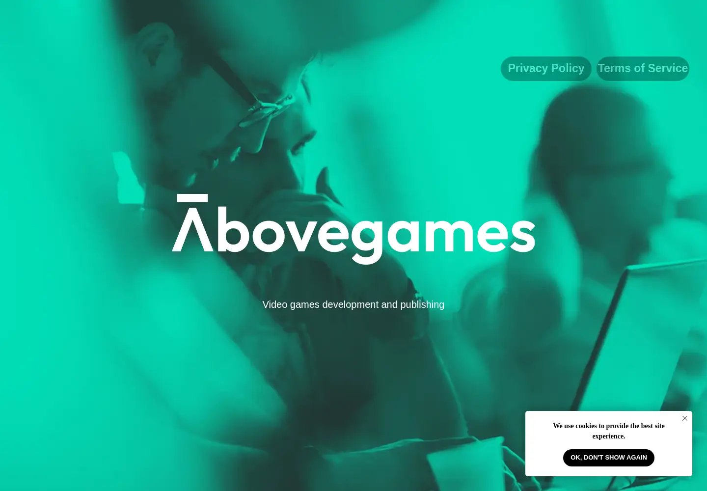 Screenshot of abovegames.com