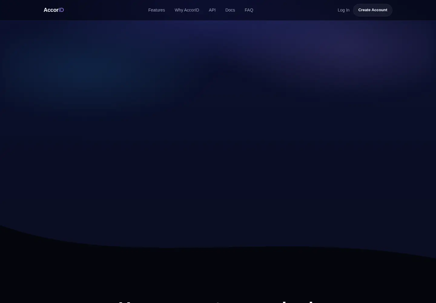 Screenshot of accorid.com
