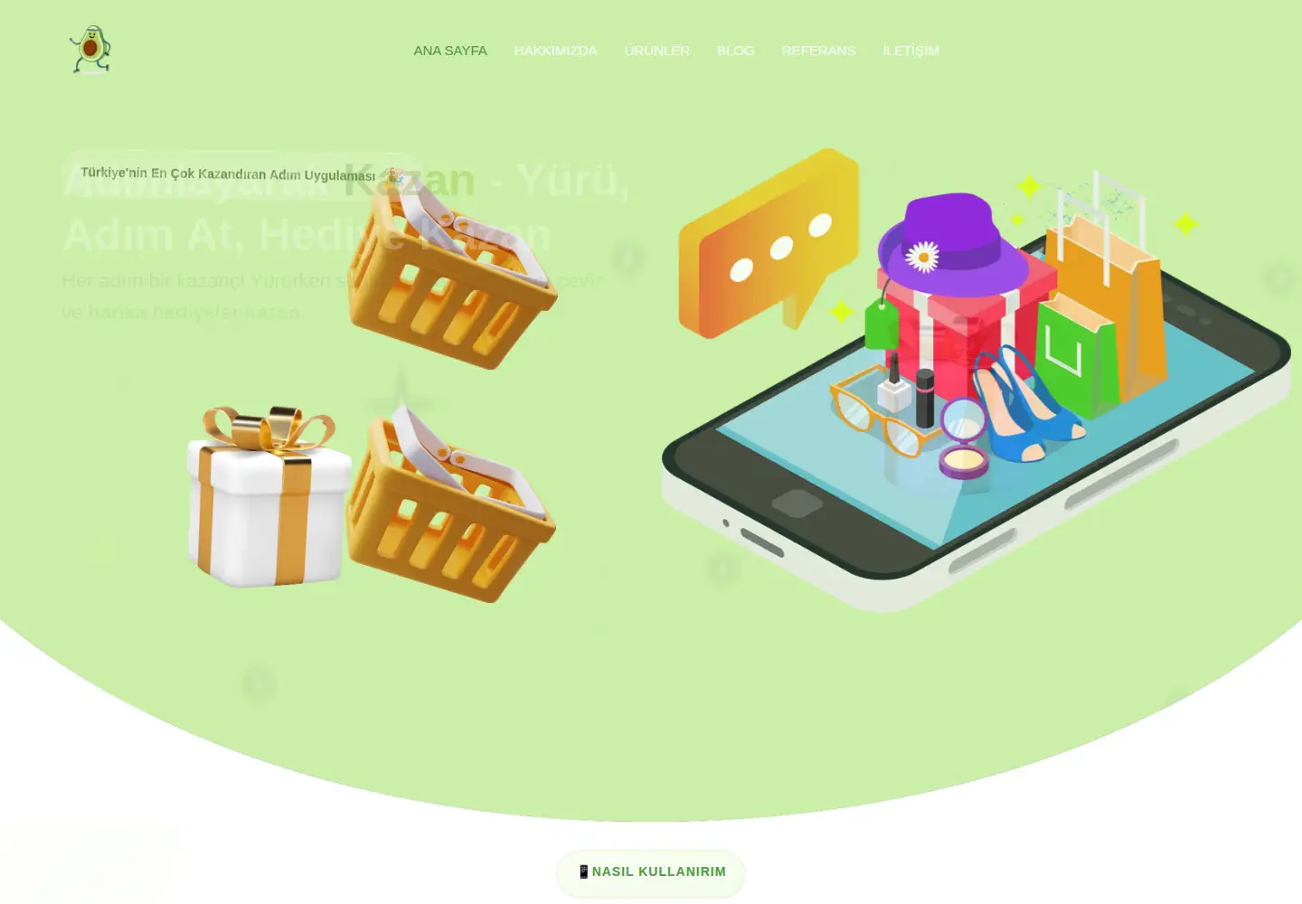 Screenshot of adimlayarakkazan.com