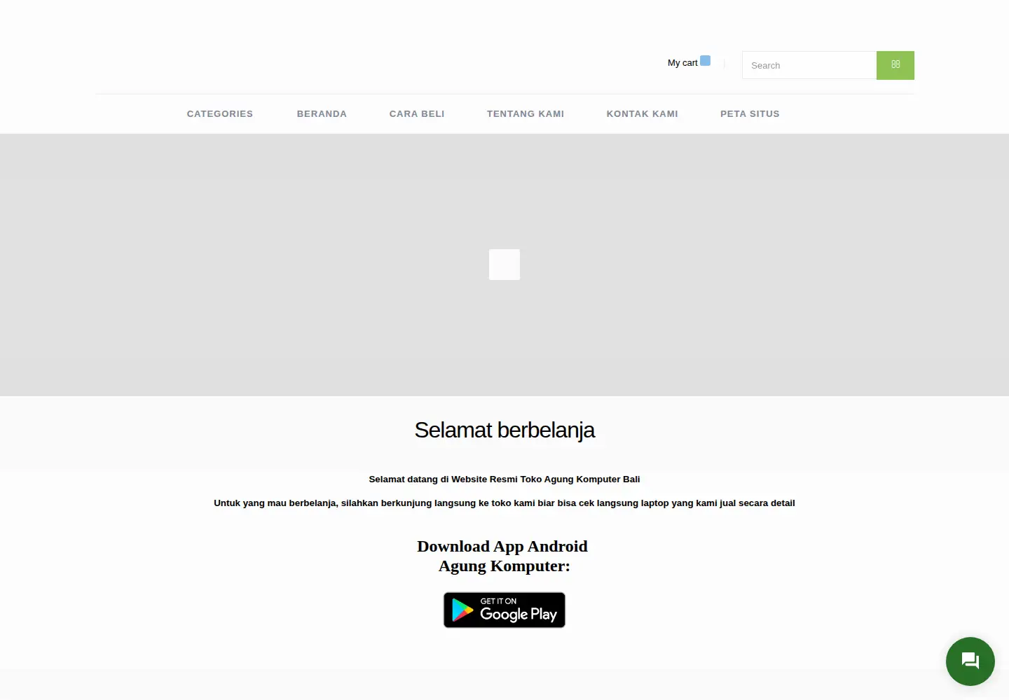 Screenshot of agungkomputer.com