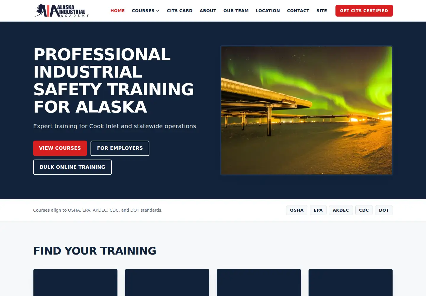 Screenshot of alaskaindustrialacademy.com