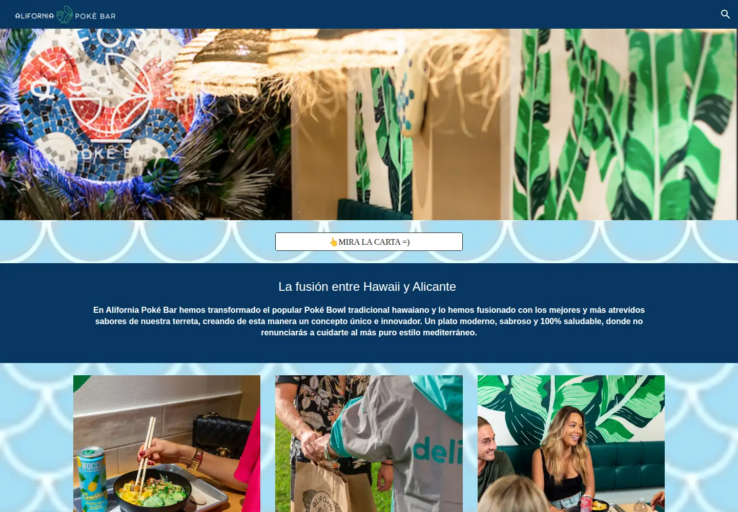 Screenshot of aliforniapokebar.com