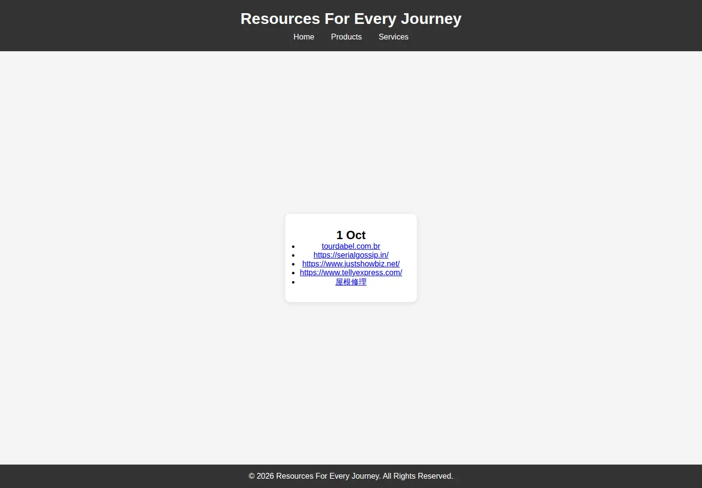 Screenshot of allthebookmarks.com