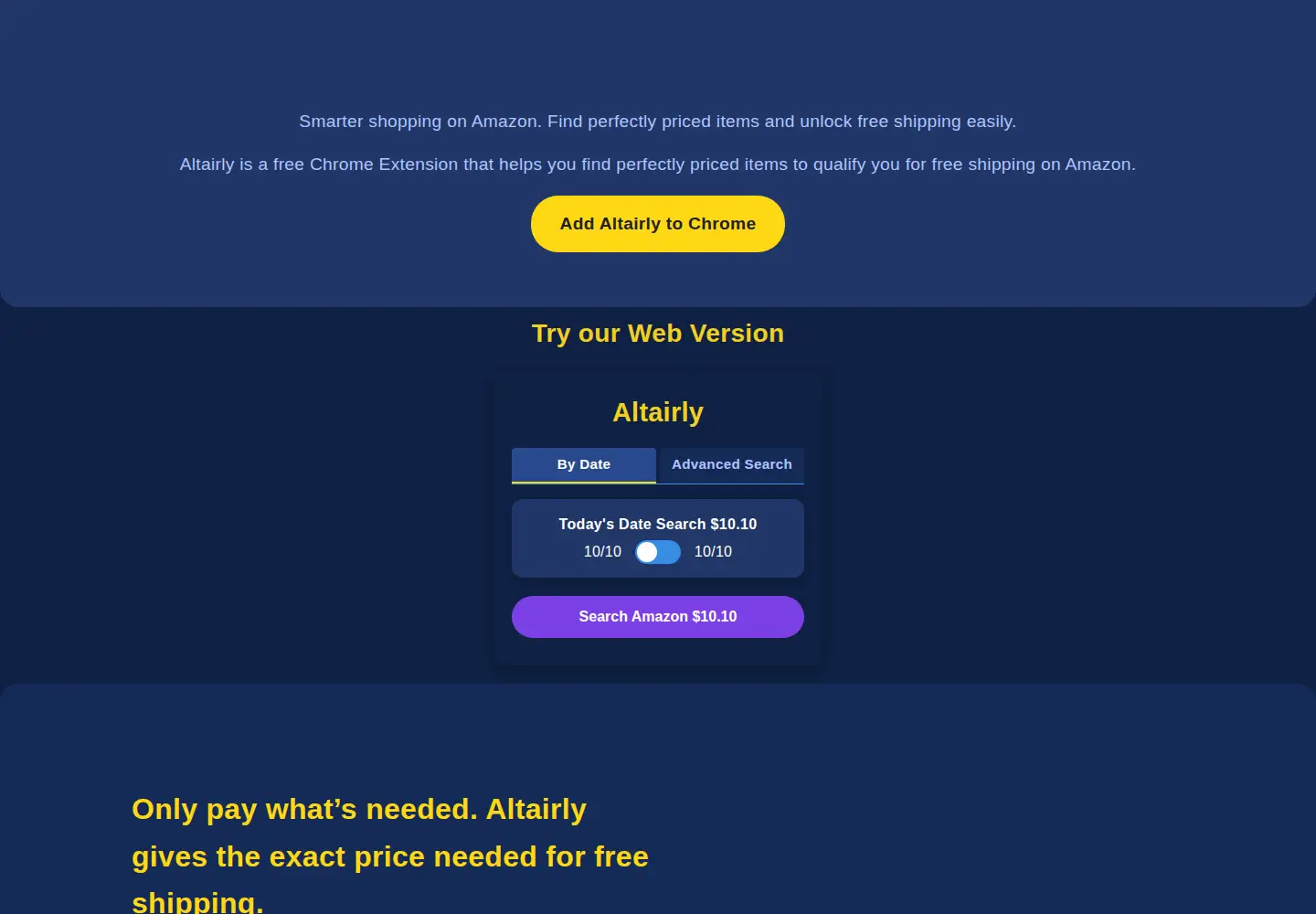 Screenshot of altairly.com