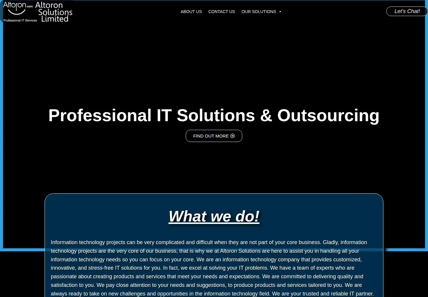 Screenshot of altoron.com