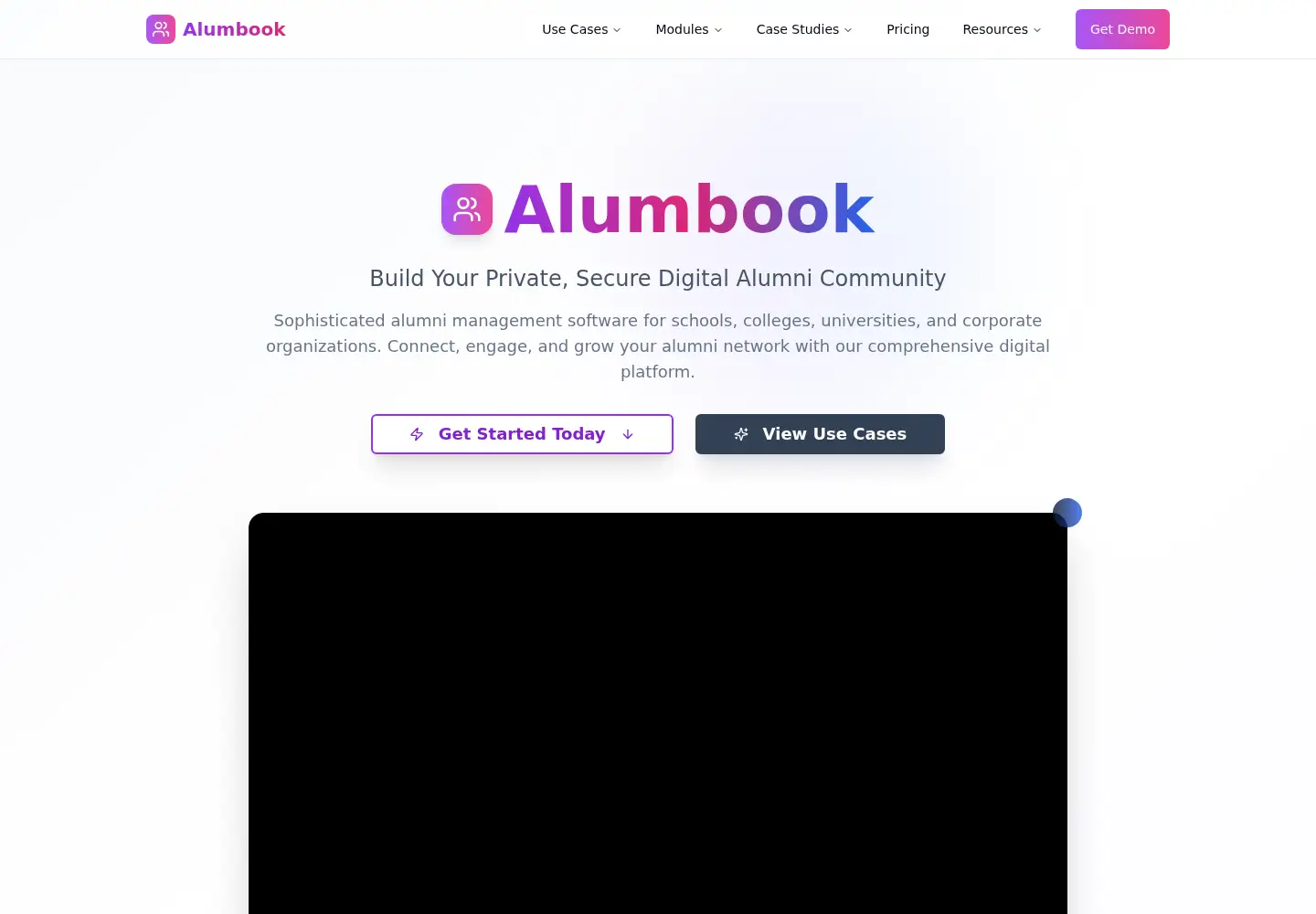 Captured homepage of alumbook.com in the current scan