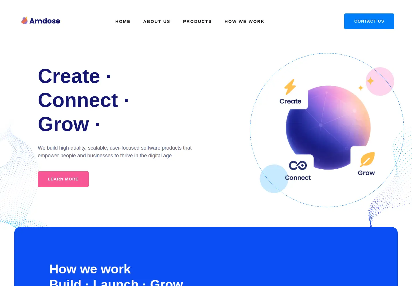 Screenshot of amdose.com