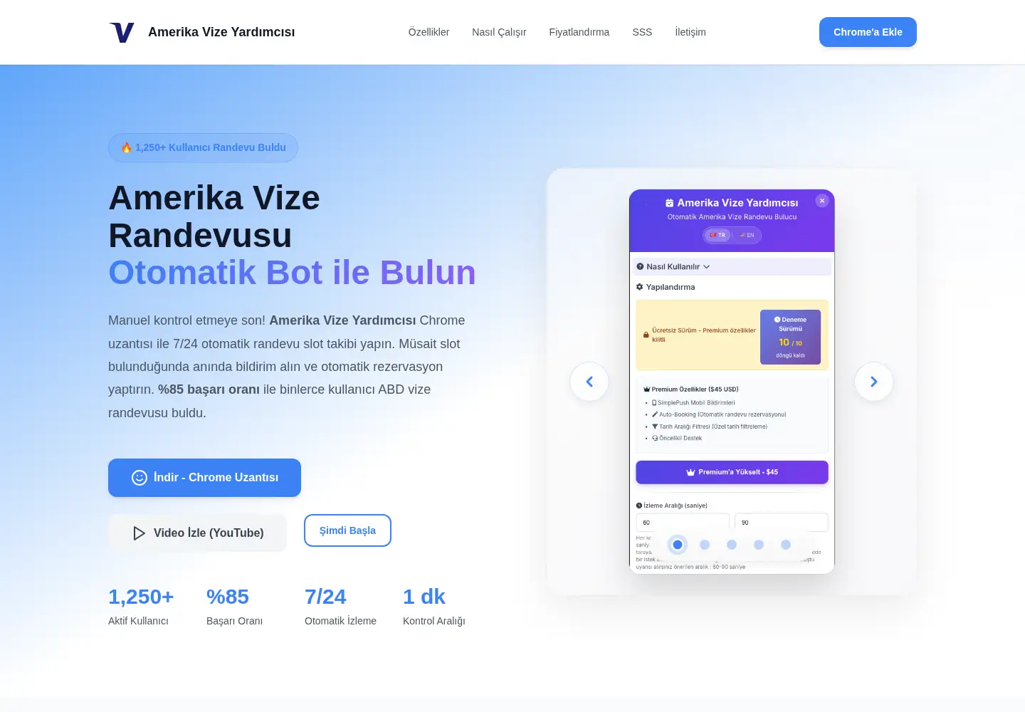 Screenshot of amerikavizeyardimcisi.com