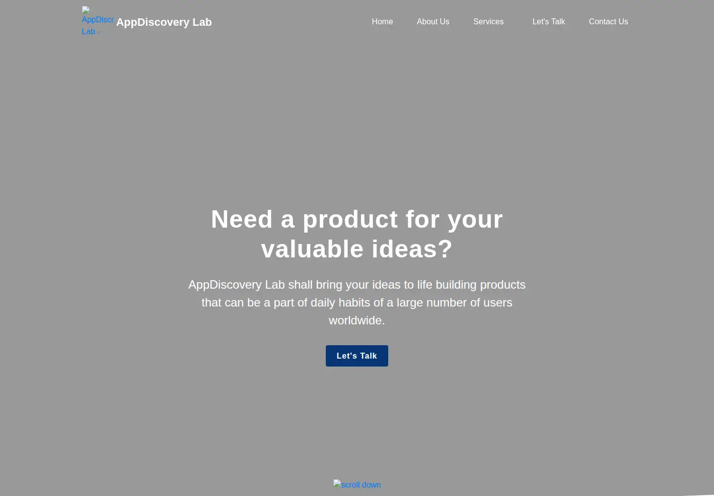 Screenshot of appdiscoverylab.com