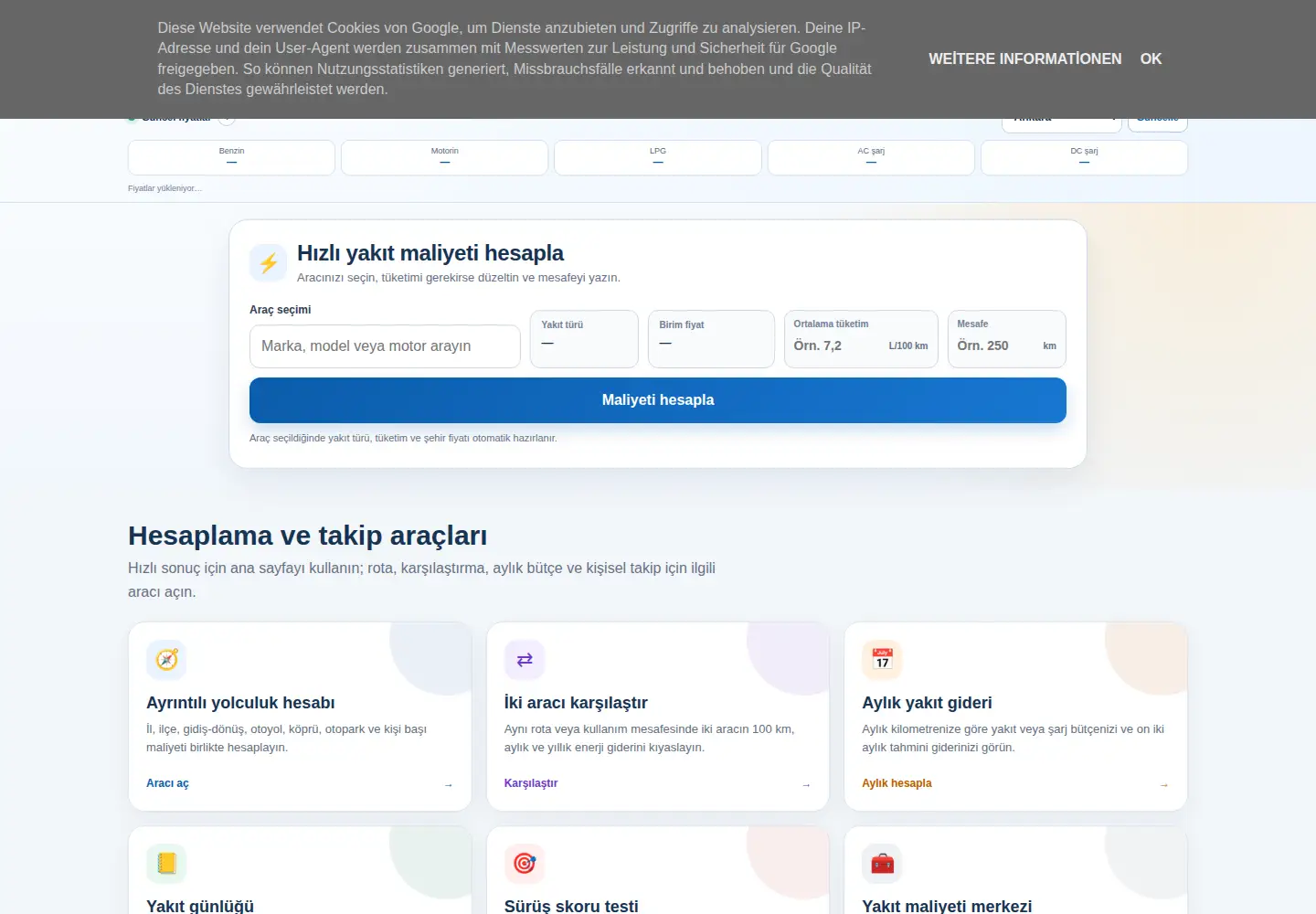 Screenshot of arabanekadaryakar.com