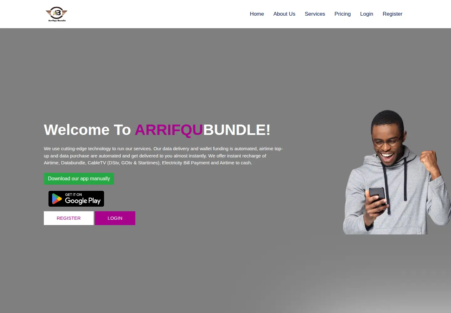 Screenshot of arrifqubundle.com
