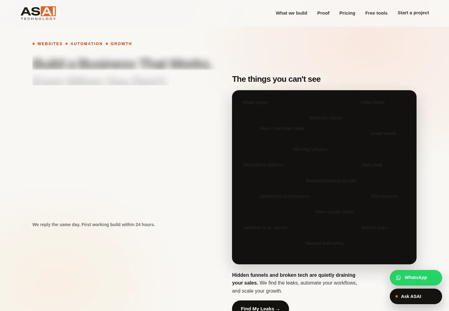 Screenshot of asaitechnology.com