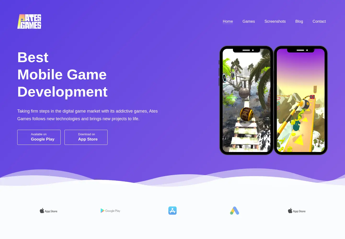 Screenshot of atesgames.com