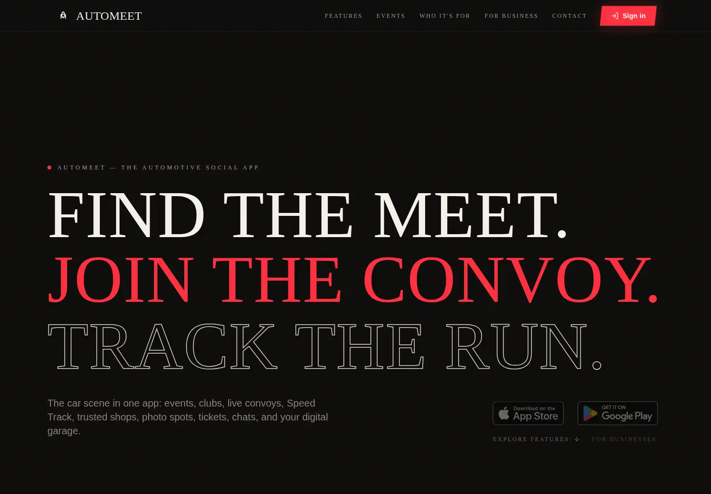 Screenshot of auto-meet.com