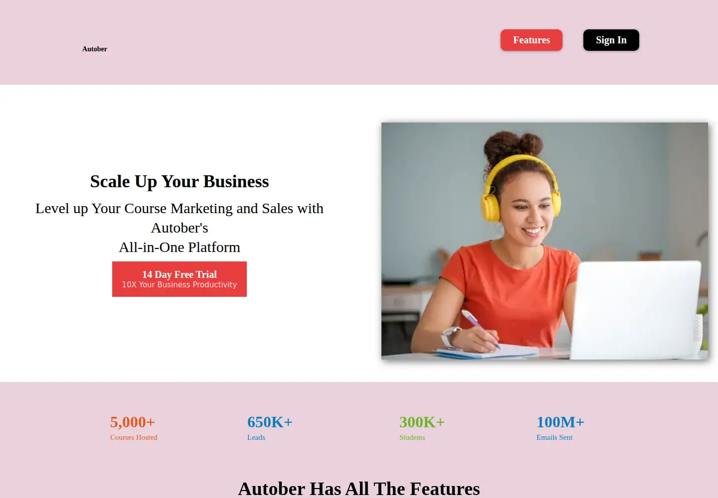 Screenshot of autobersoftware.com