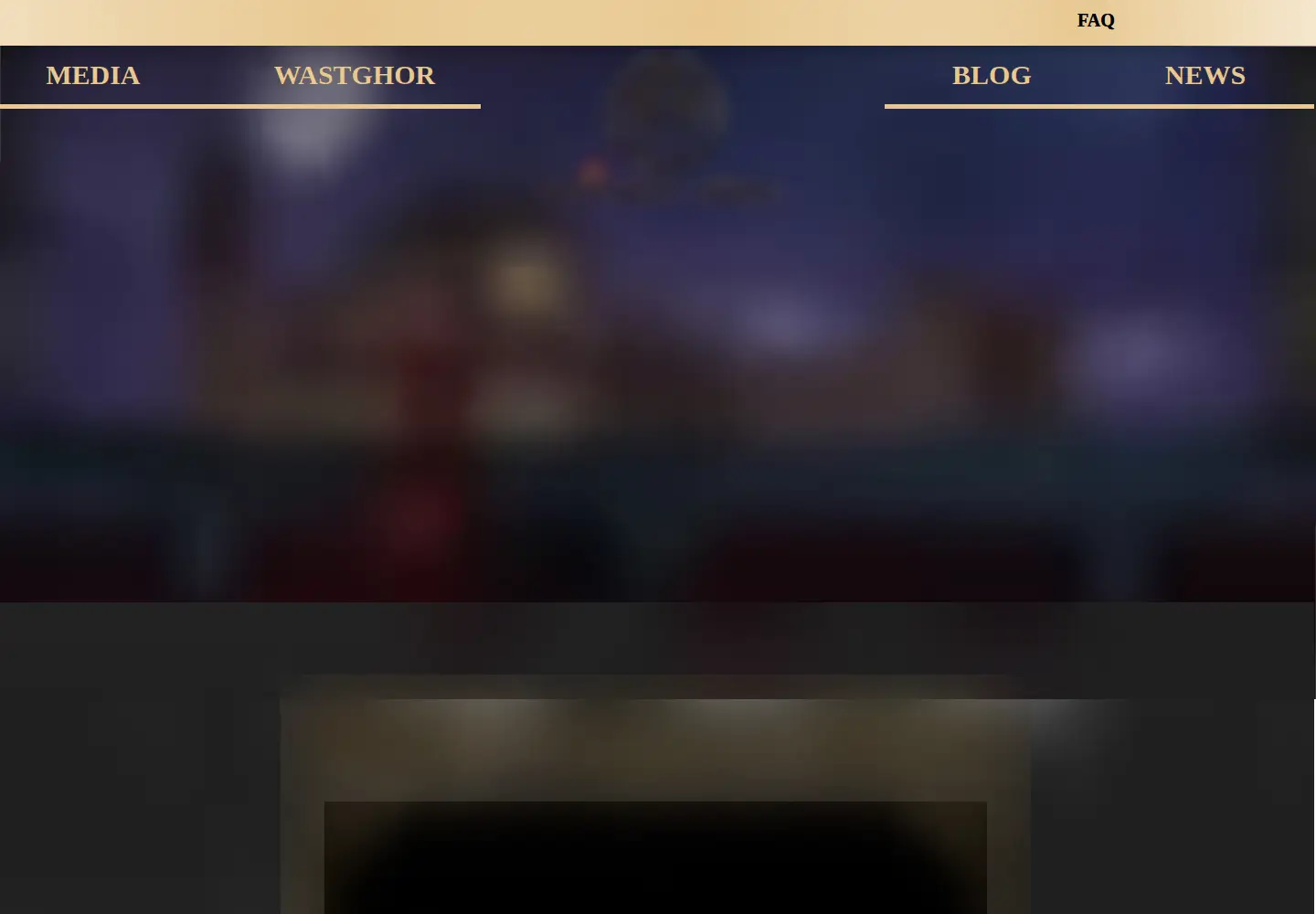 Captured homepage of awizardsworld.com in the current scan