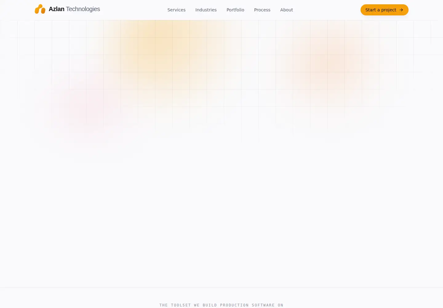 Screenshot of azlantechnologies.com