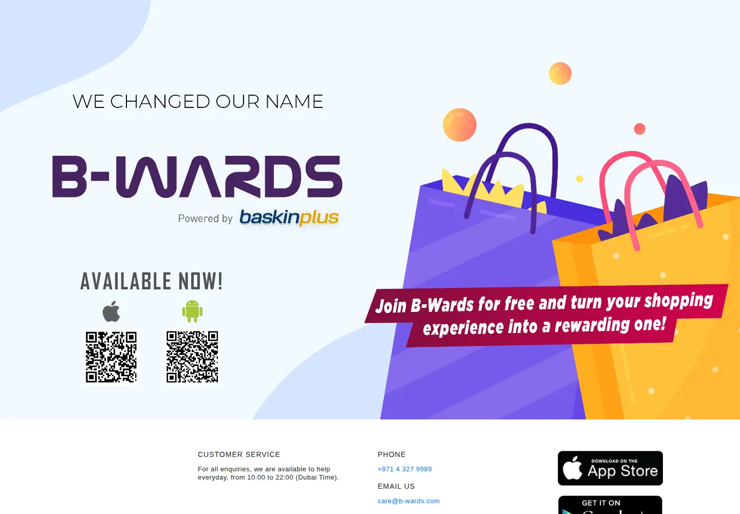 Captured homepage of b-wards.com in the current scan