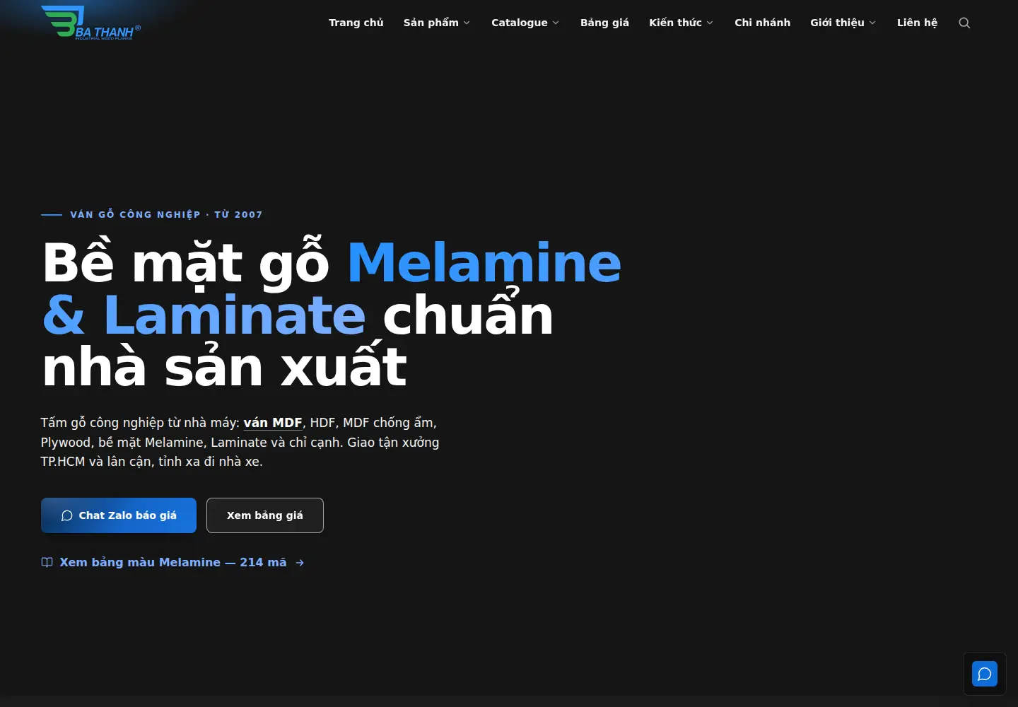 Screenshot of bathanhhocmon.com
