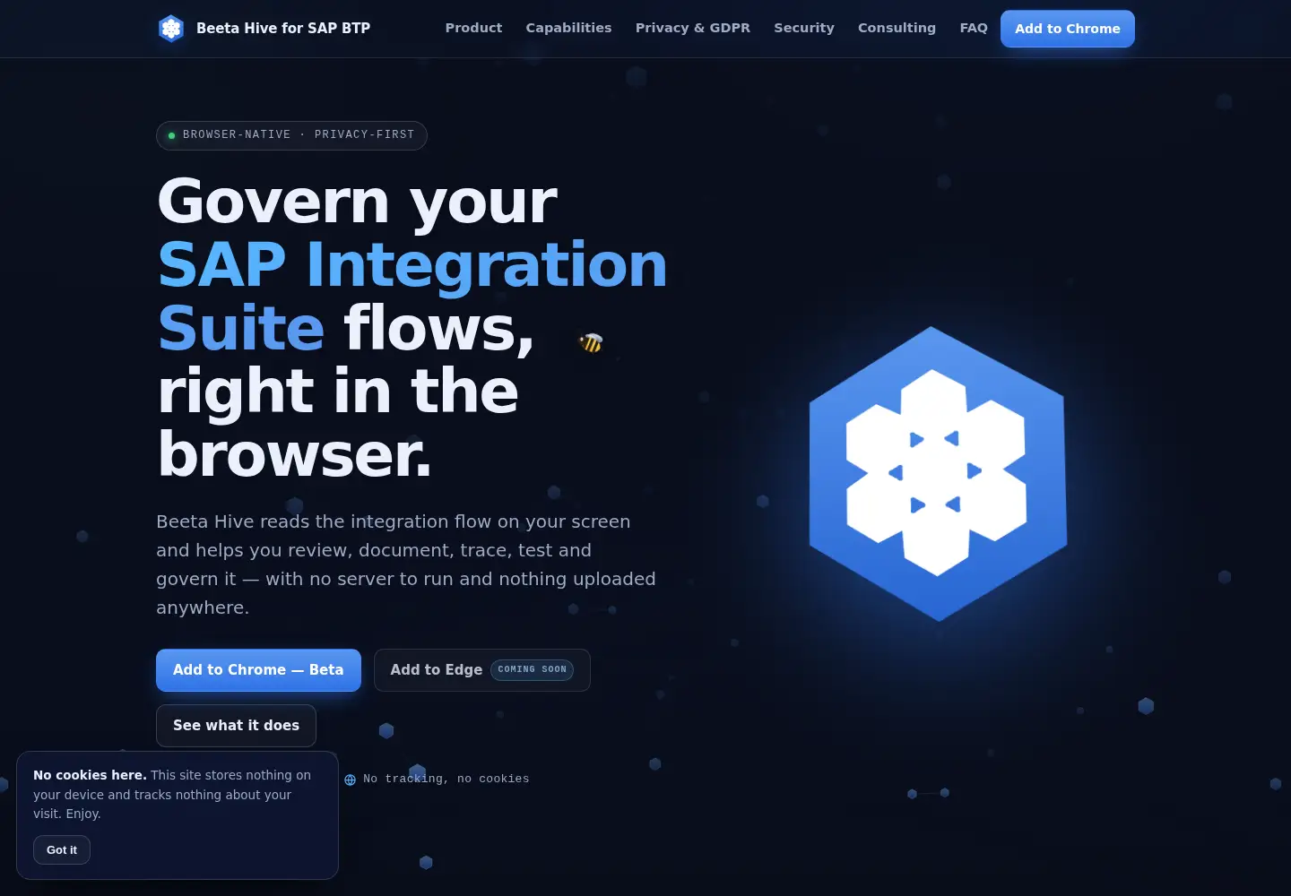 Screenshot of beetahive.com