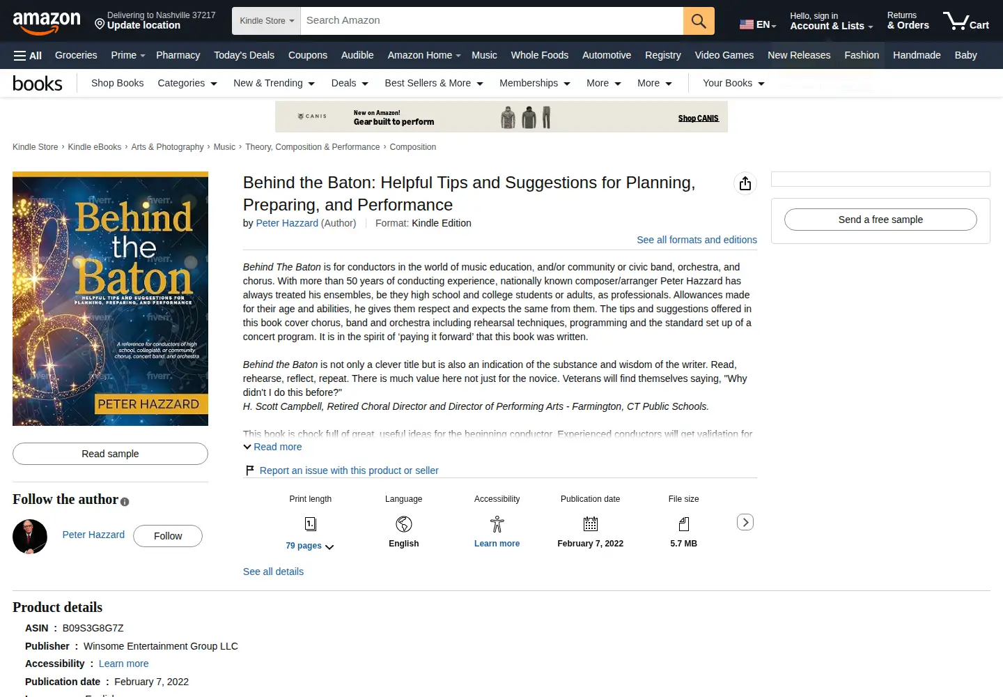 Screenshot of behindthebatonbook.com