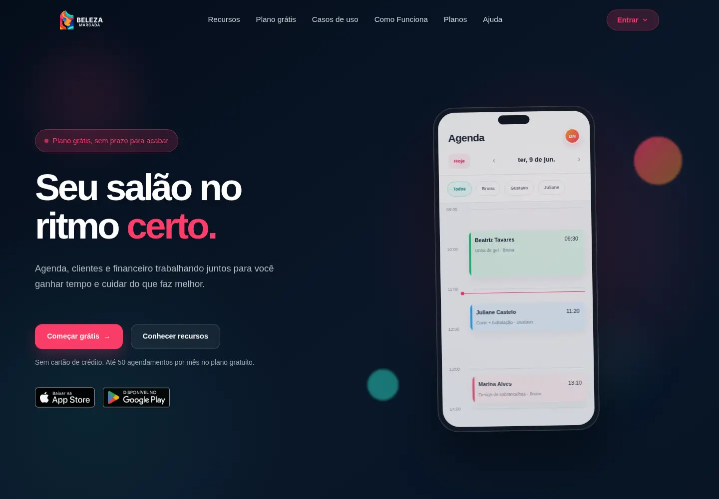 Screenshot of belezamarcada.com