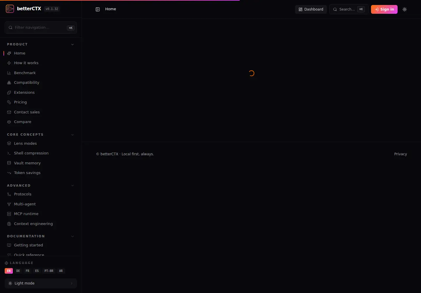 Screenshot of betterctx.com
