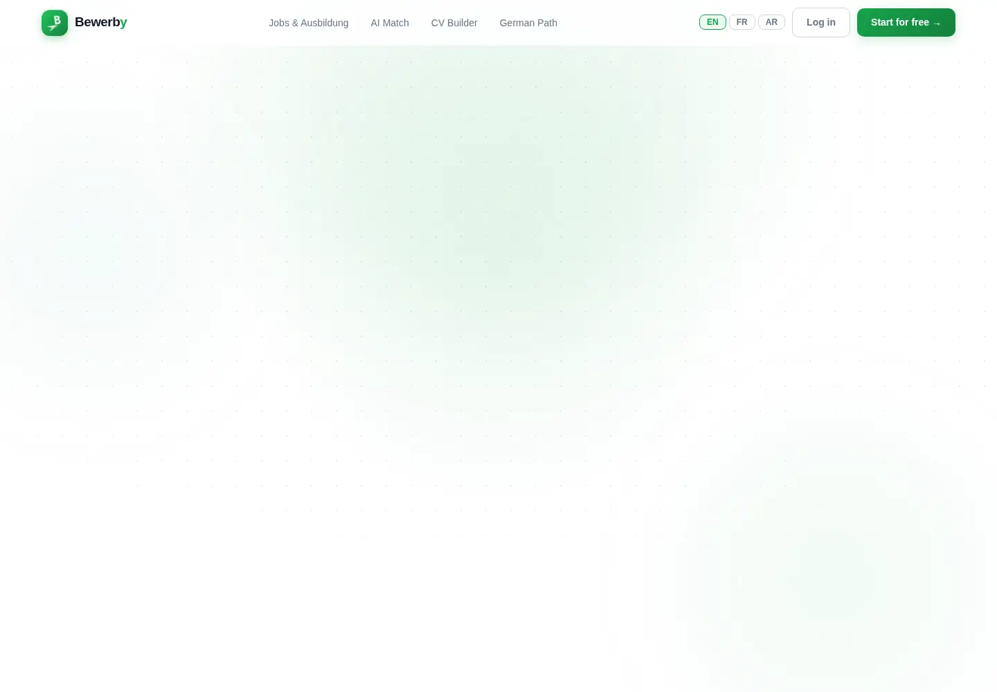 Screenshot of bewerby.com