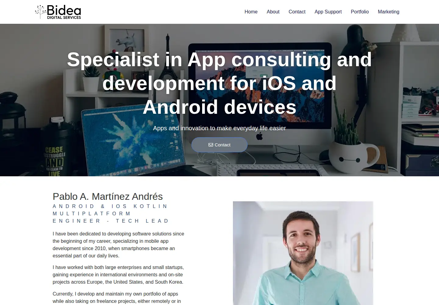 Screenshot of bideadigitalservices.com