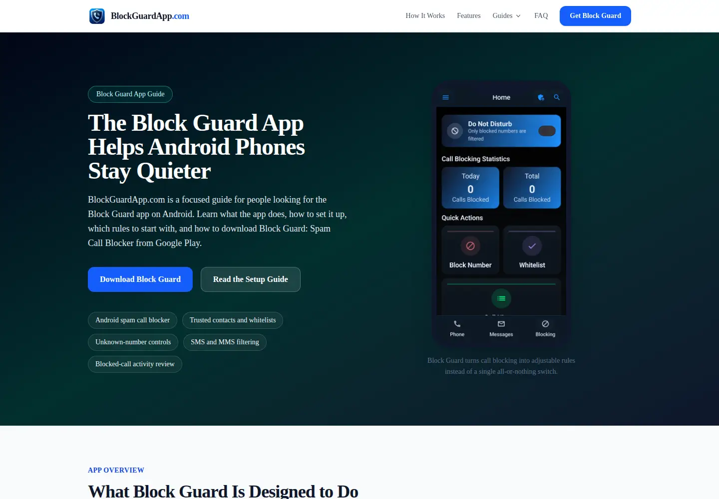 Screenshot of blockguardapp.com