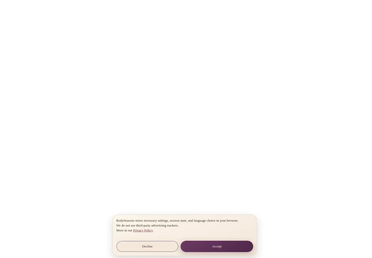 Captured homepage of bodyseasons.com in the current scan