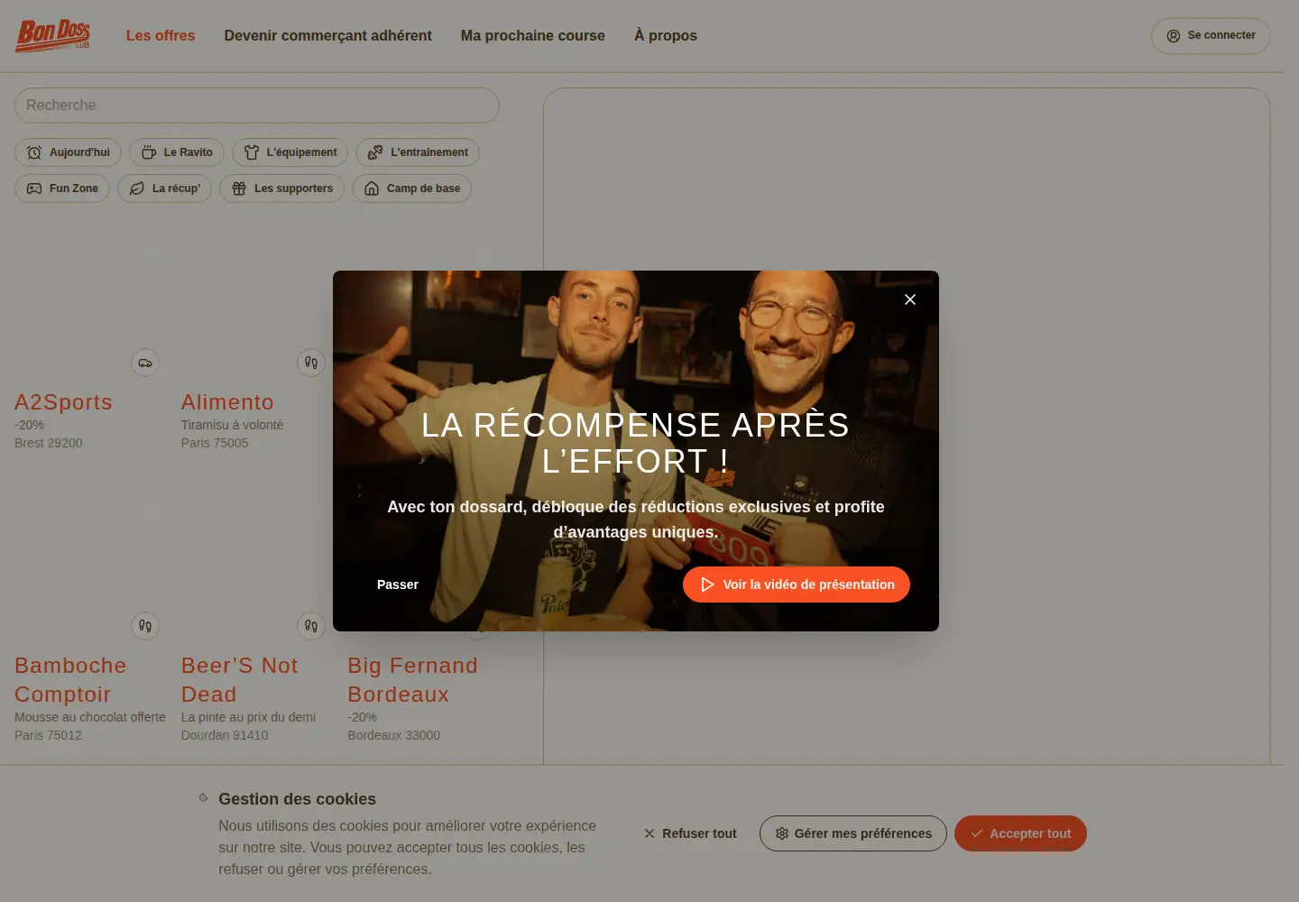Screenshot of bondossclub.com