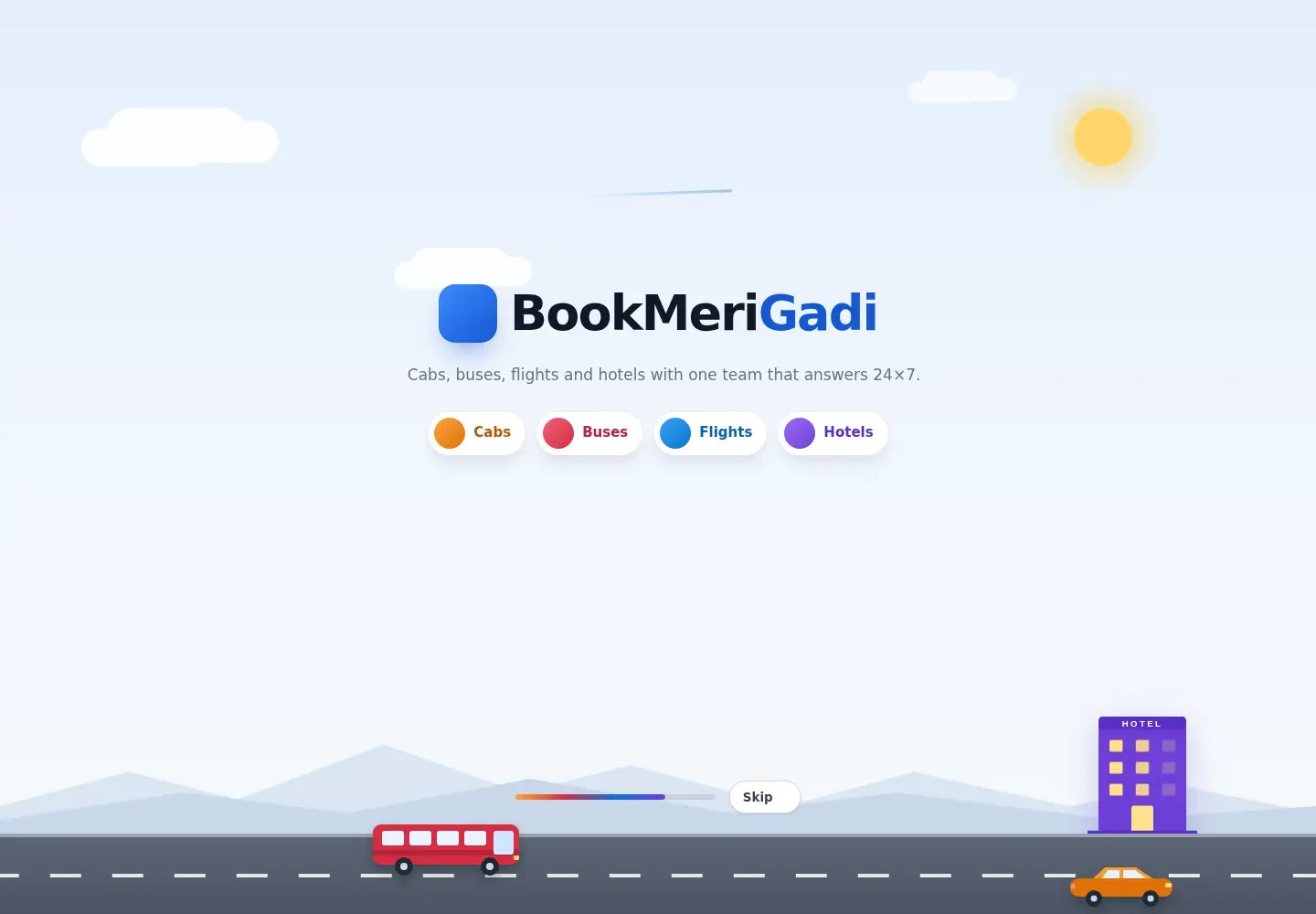 Captured homepage of bookmerigadi.com in the current scan