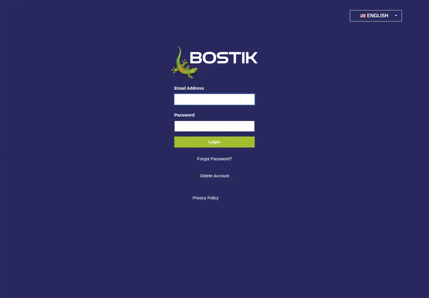 Captured homepage of bostikproapp.com in the current scan