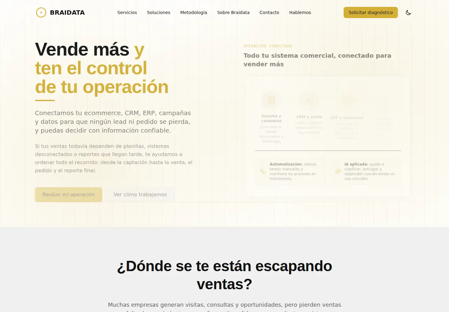 Screenshot of braidata.com
