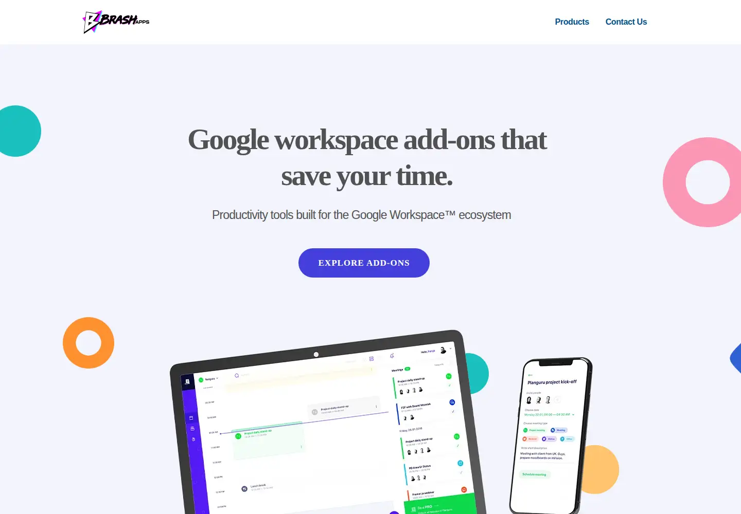 Screenshot of brashapps.com