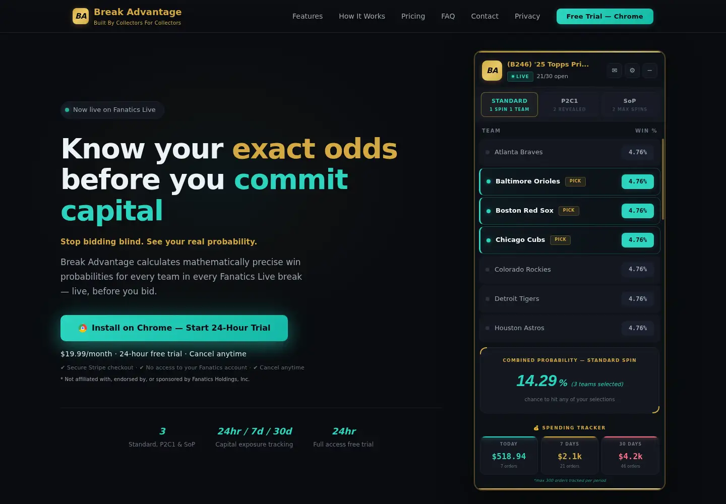 Screenshot of breakadvantage.com