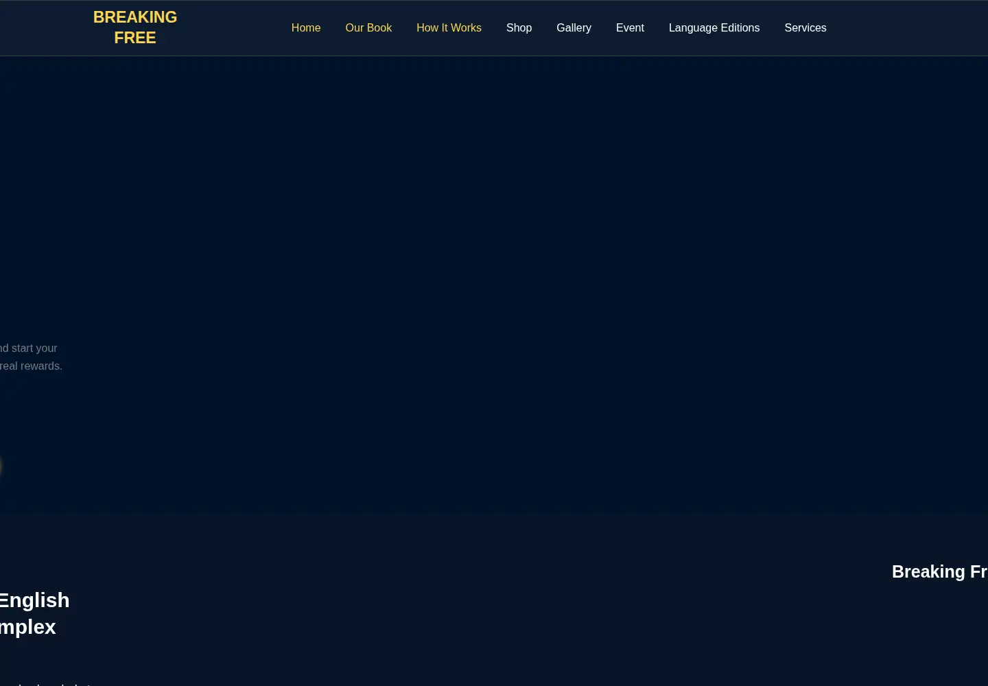 Screenshot of breakingfree4u.com