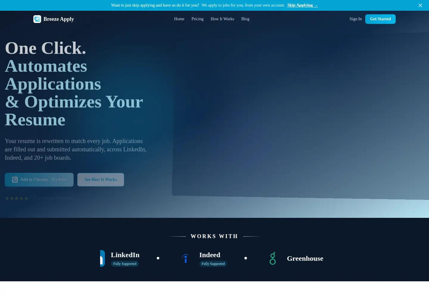 Screenshot of breezeapply.com