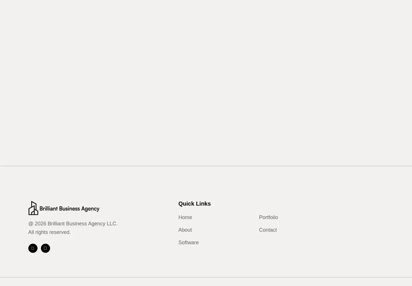 Screenshot of brilliantbusinessagency.com