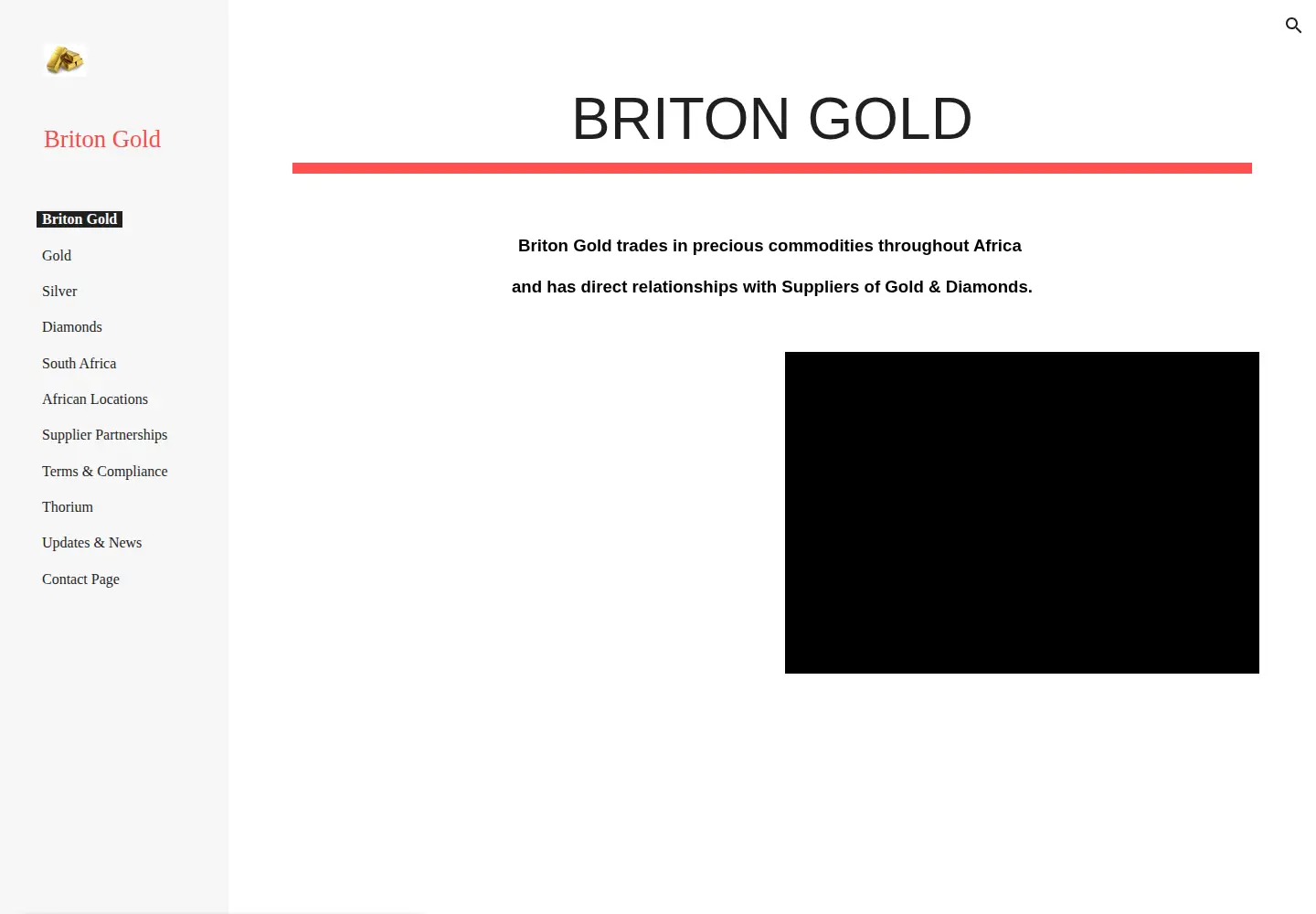 Screenshot of britongold.com