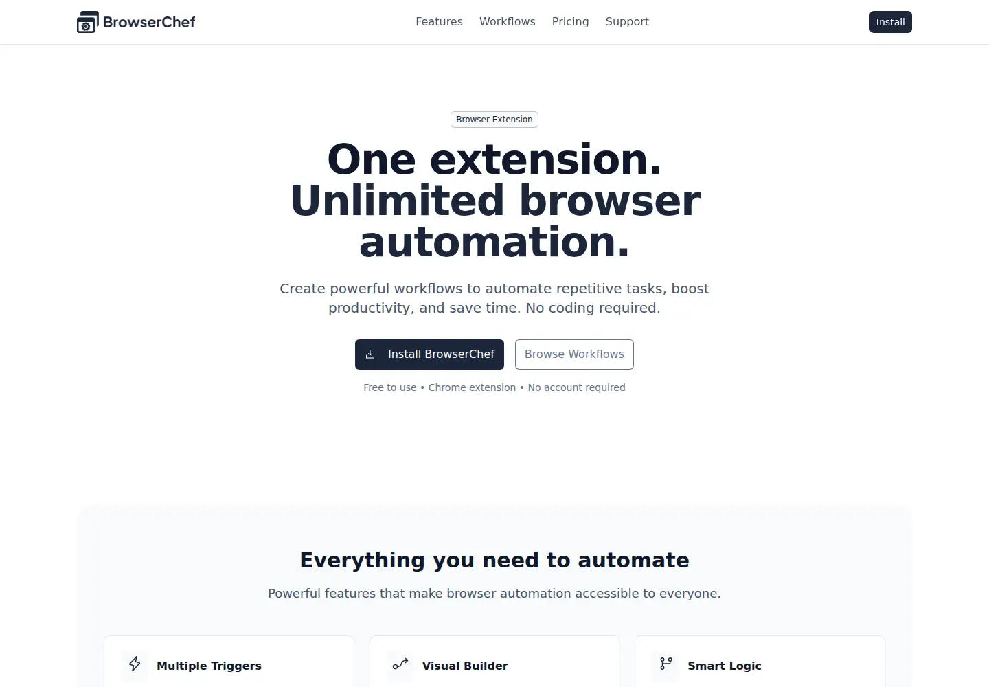 Screenshot of browserchef.com