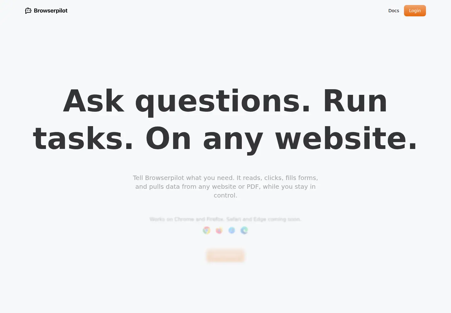 Screenshot of browserpilot.com