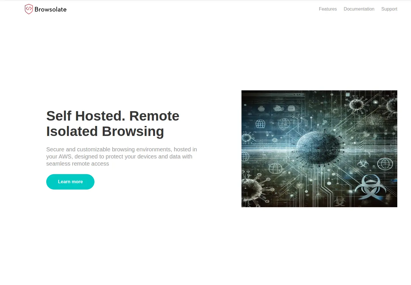 Screenshot of browsolate.com
