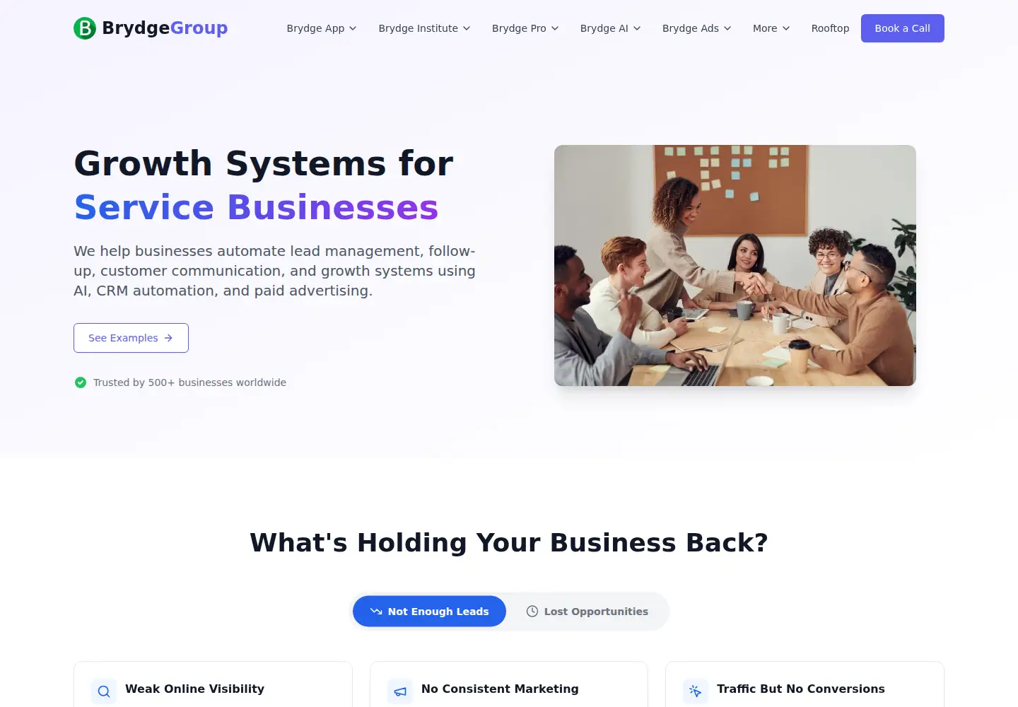 Screenshot of brydgegroup.com